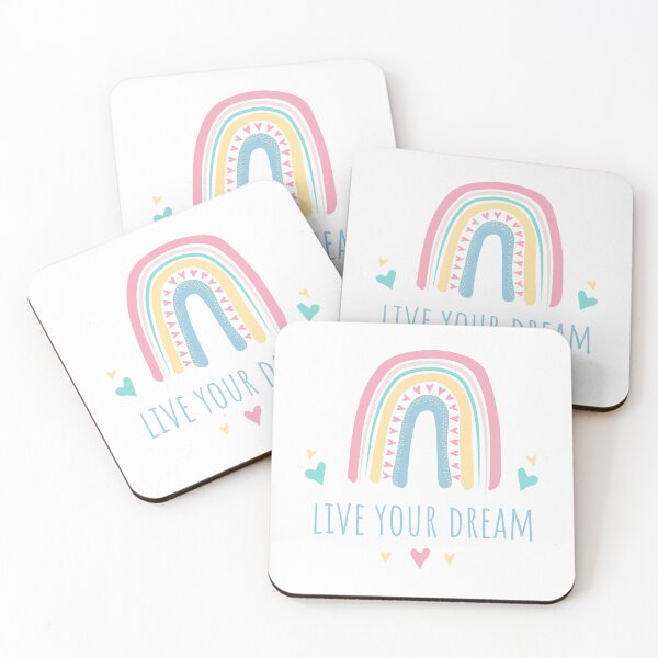 Item preview,  Live your dream. Cute print with lettering and rainbow designed and sold by Mariana Shymkovych.