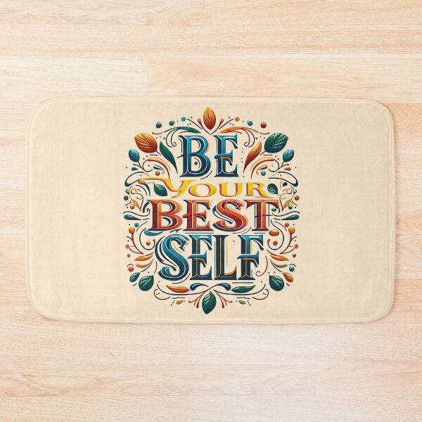 Item preview, Be Your Best Self, typography, retro designed and sold by maxmaj.