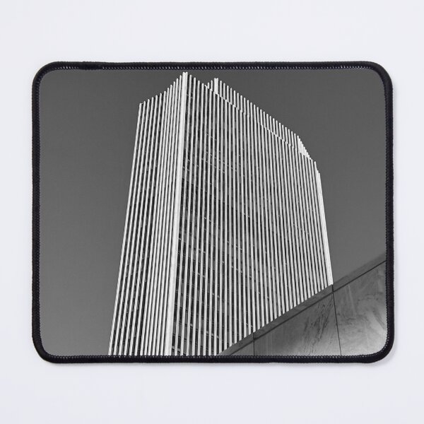 Item preview, Black and White Corning Tower designed and sold by Stephanie Fay.