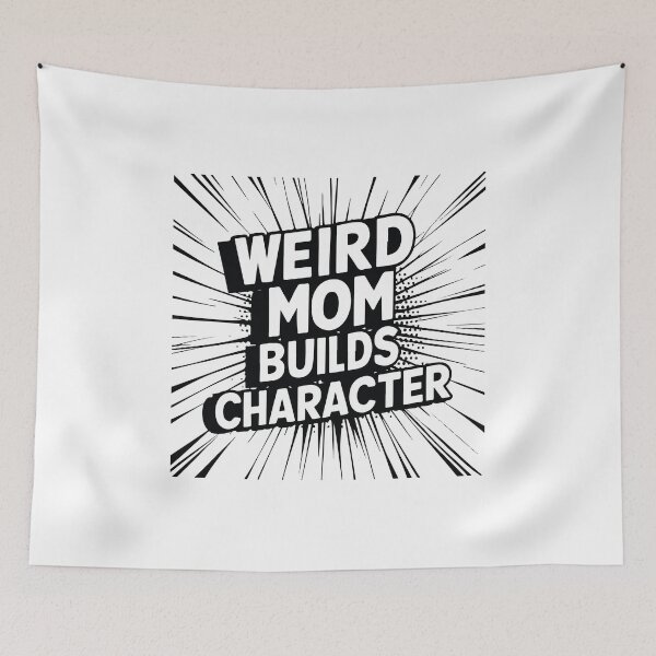 Item preview, Weird Mom Builds Character designed and sold by BRROOLY.