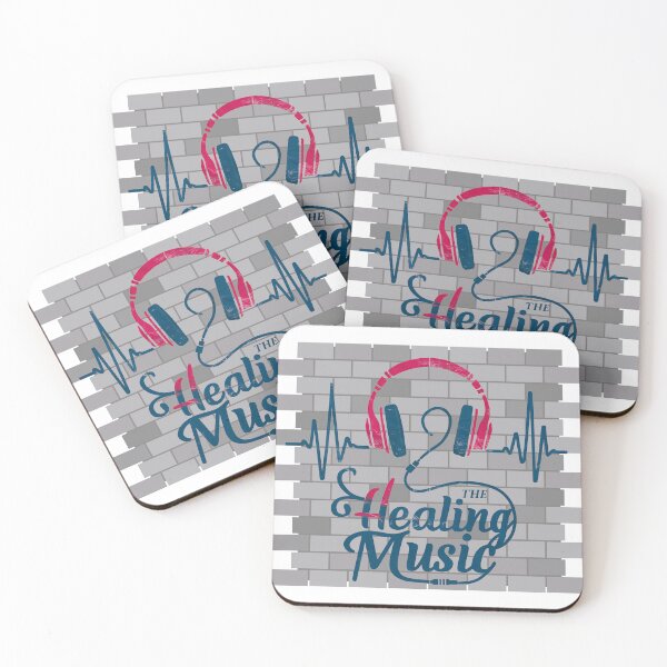 Item preview, Rhythmic Remedy on Brick Backdrop, Healing Music designed and sold by TrendyGraphTees.