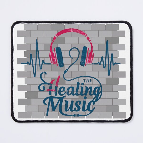 Item preview, Rhythmic Remedy on Brick Backdrop, Healing Music designed and sold by TrendyGraphTees.