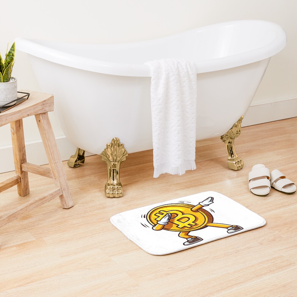 Item preview, Bath Mat designed and sold by CryptoFunMerch.