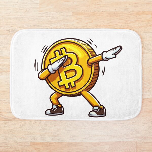 Item preview, Dabbing Bitcoin designed and sold by CryptoFunMerch.