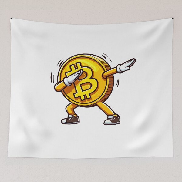 Item preview, Bitcoin Dabbing designed and sold by CryptoFunMerch.