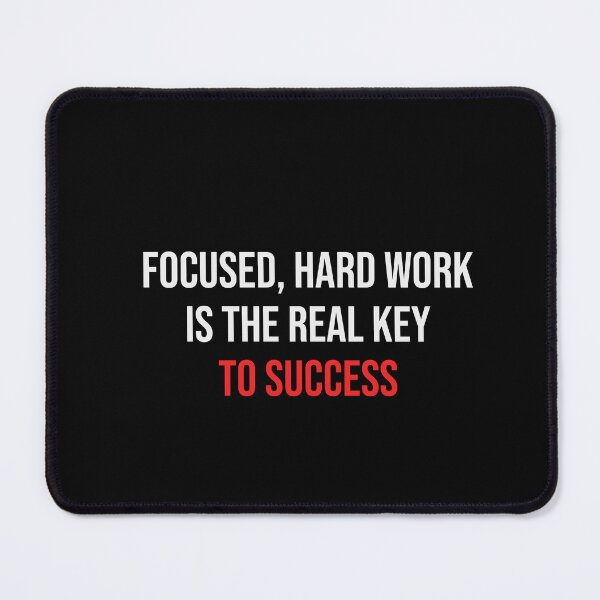 Item preview, FOCUSED, HARD WORK IS THE REAL KEY TO SUCCESS designed and sold by thewolf988.