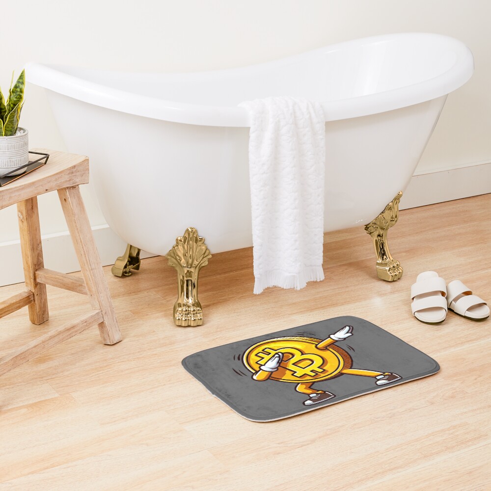 Item preview, Bath Mat designed and sold by CryptoFunMerch.