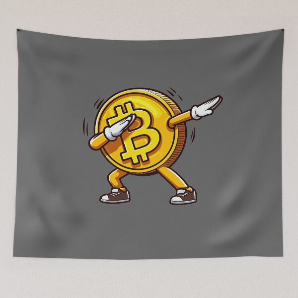 Item preview, Bitcoin Dabbing designed and sold by CryptoFunMerch.