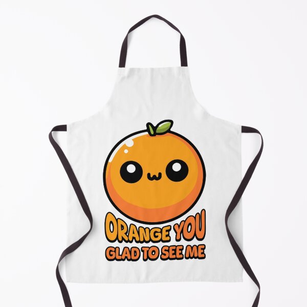 Item preview, Orange You Gald To See Me! Cute Orange Pun designed and sold by PMCreative.