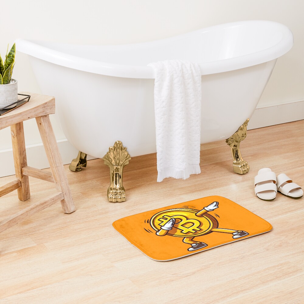 Item preview, Bath Mat designed and sold by CryptoFunMerch.