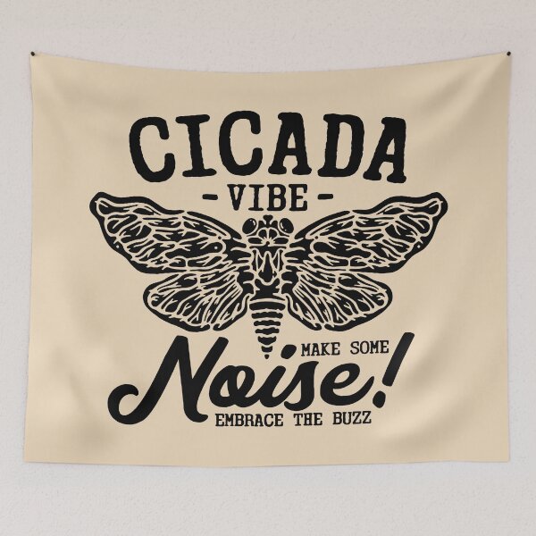 Item preview, "They're Back: Cicada 2024 Cicadageddon Invasion Tour - Witness Northern Illinois Cicadas Double Emergence of Spring Insect Bug Phenomenon with Entomology Enthusiast and Entomologist" designed and sold by artworkathome.
