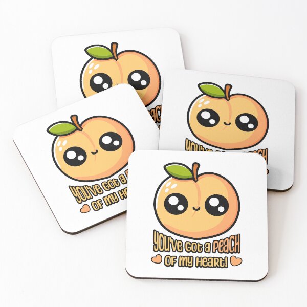 Item preview, You've Got A Peach Of My Heart! Cute Peach Pun designed and sold by PMCreative.