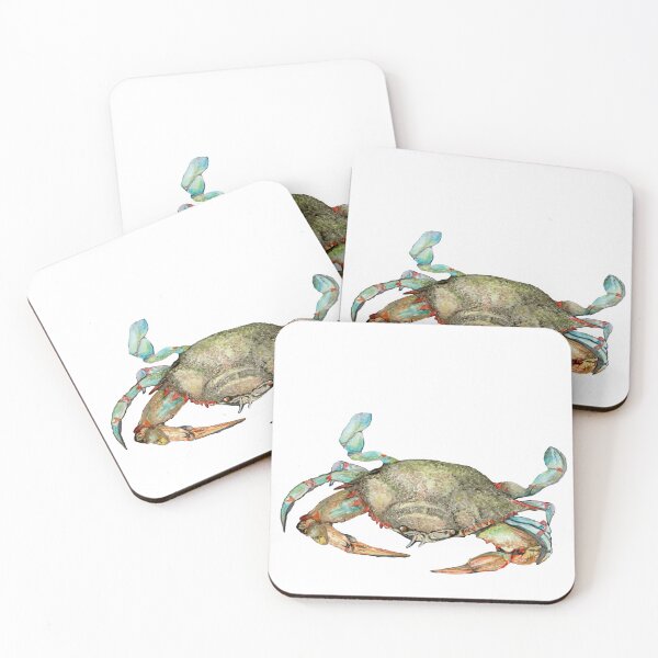 Item preview, Blue Crab in the Salt Marsh designed and sold by ALA Creative Studio.