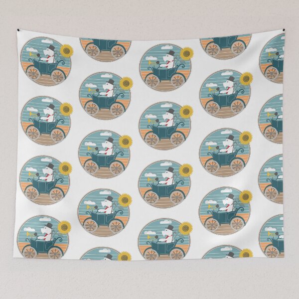 Item preview, Dogs in strollers designed and sold by Taras-Artworld.