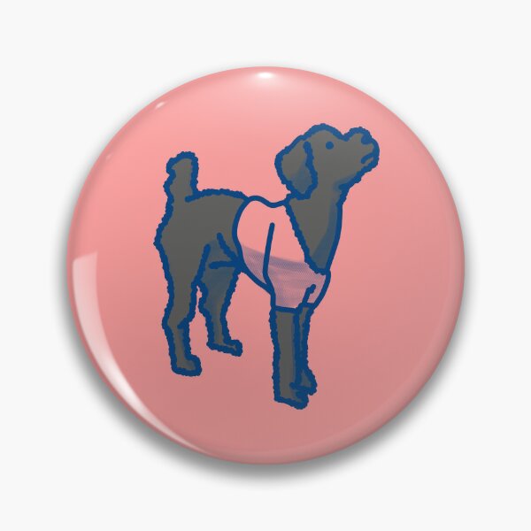 Artikelvorschau, Silberner schwarzer Hund auf Pink entworfen und verkauft von Eastspacebubble.