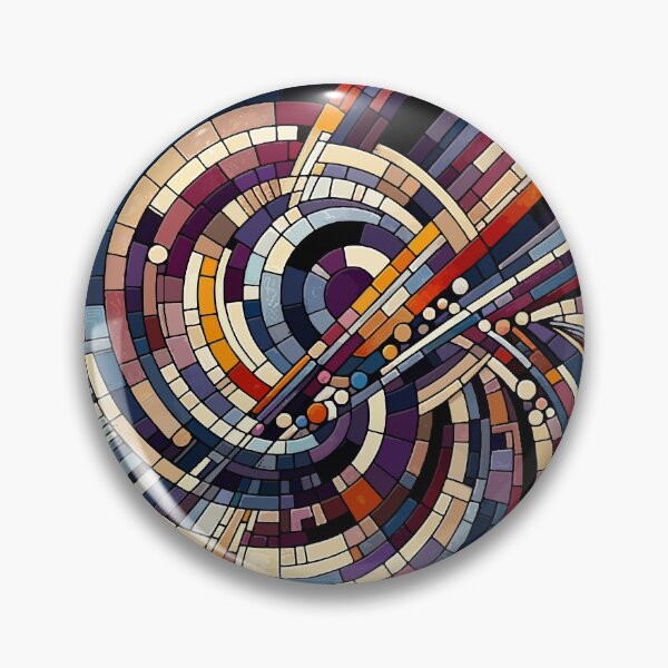 Item preview, Geometric Vortex - Abstract Spiral Mosaic Art designed and sold by FarBeyound.