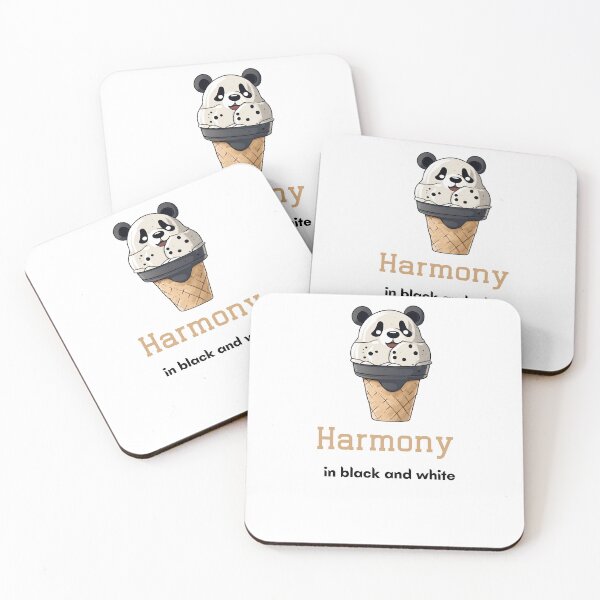 Item preview, Harmony giant panda black sesame ice cream designed and sold by Yeyishop.
