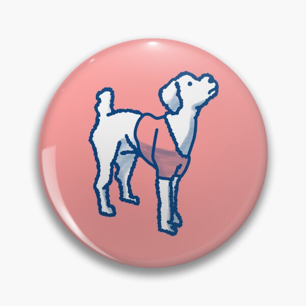 Item preview, White Dog  on Pink designed and sold by Eastspacebubble.