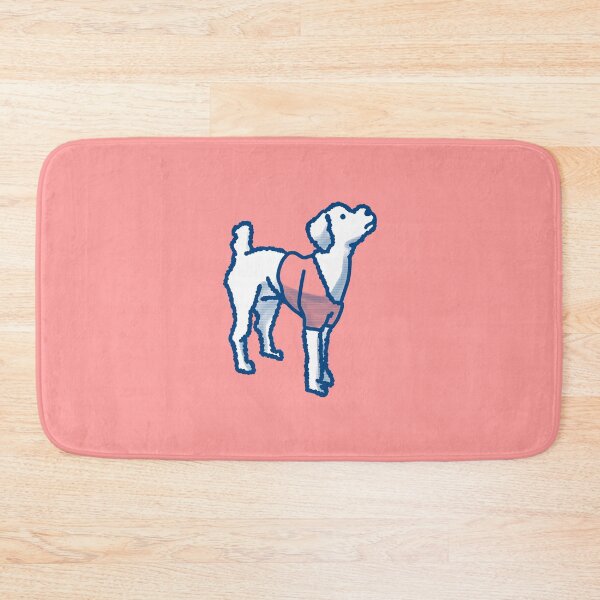 Item preview, White Dog  on Pink designed and sold by Eastspacebubble.