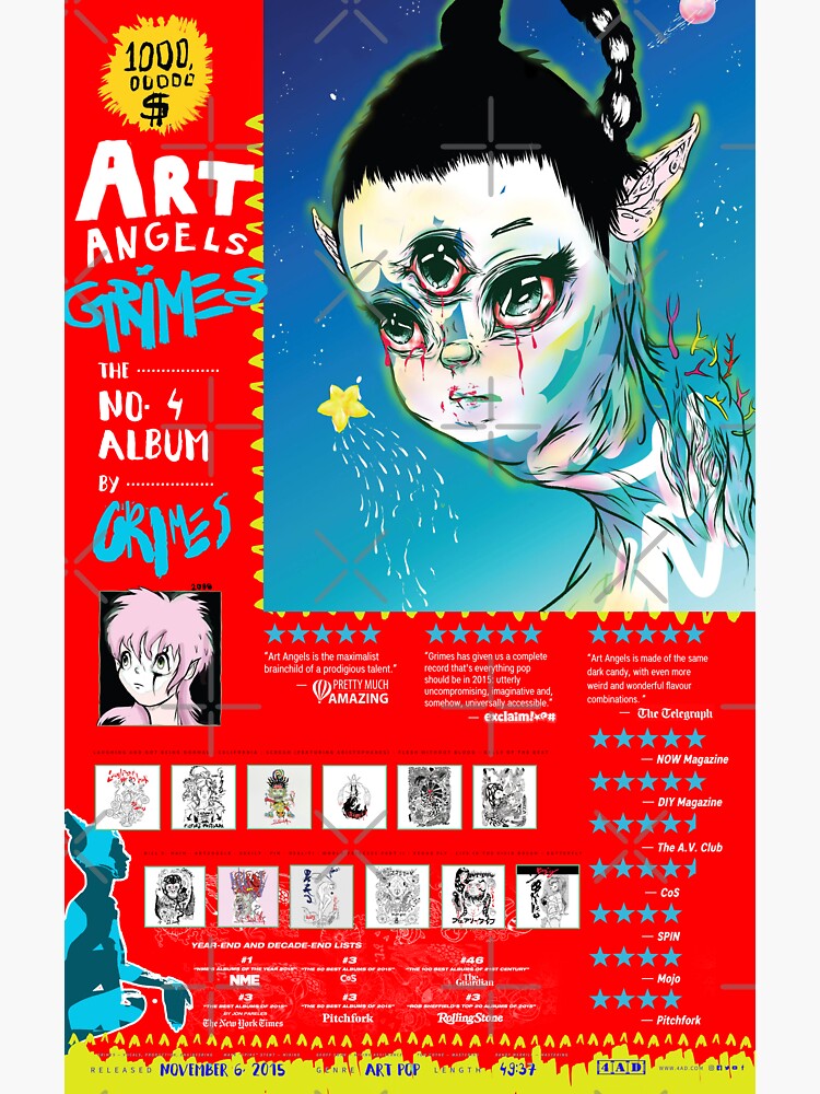 art angels by grimes poster art angels by grimes poster