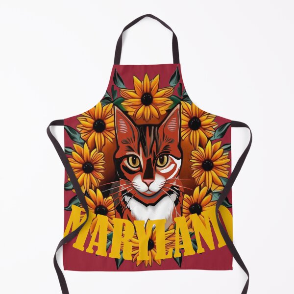 Item preview, For The Love Of Maryland Calico Cat With Black-eyed susan Flowers designed and sold by taiche.