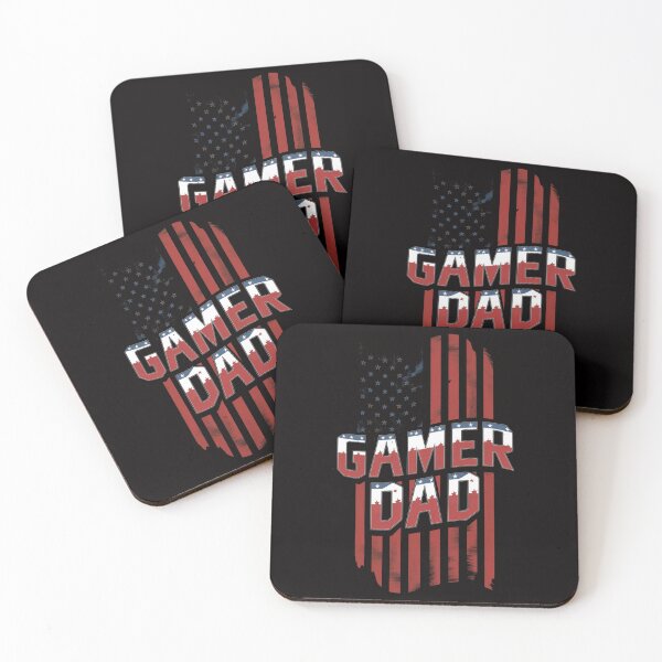 Item preview, Gamer Dad T-Shirt - Patriotic Gaming Tee for Fathers designed and sold by HOMEDESIGNPRINT.