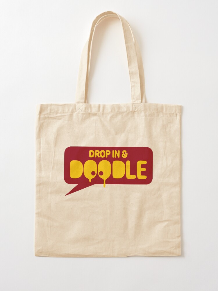 Thumbnail 2 of 5, Tote Bag, Drop In & Doodle designed and sold by korp.