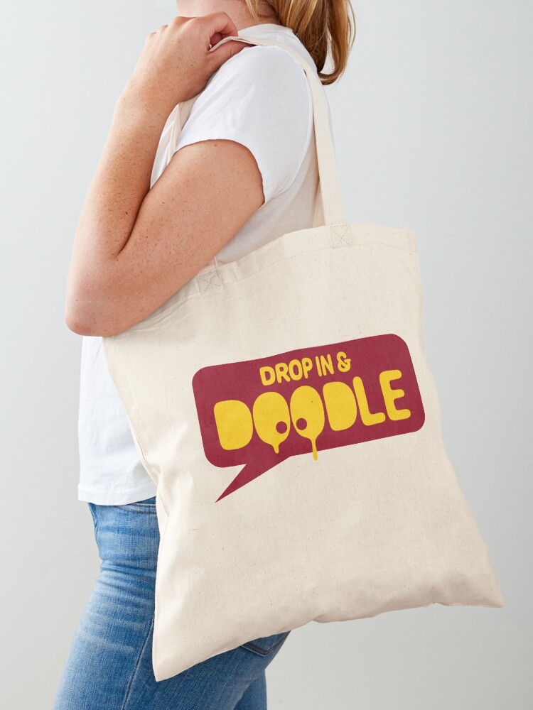 Thumbnail 1 of 5, Tote Bag, Drop In & Doodle designed and sold by korp.