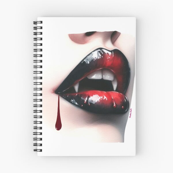 Item preview, Vampire mouth with blood designed and sold by Designjeen.