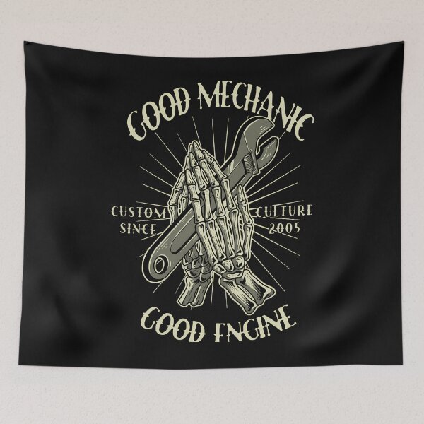 Item preview, Good Mechanic Good Engine designed and sold by LucindEmar.