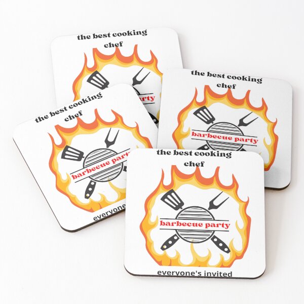 Item preview, barbecue party chef designed and sold by goodartpro7com.