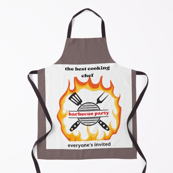 Item preview, barbecue party chef designed and sold by goodartpro7com.