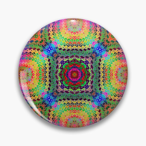 Item preview, patrón de movimiento abstracto simétrico del arco iris designed and sold by chambergambit.