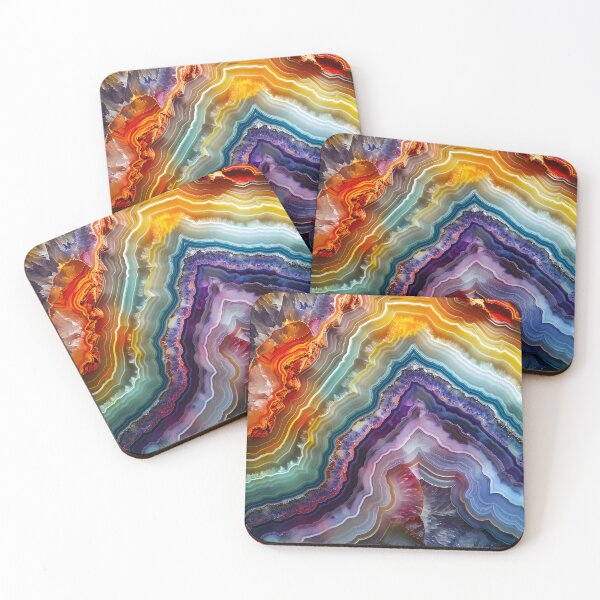 Item preview, colorful agate stone designed and sold by haroulita.