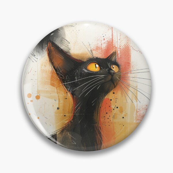 Item preview, Funky Black Cat Long Neck Retro Halloween designed and sold by CarpanaBay.
