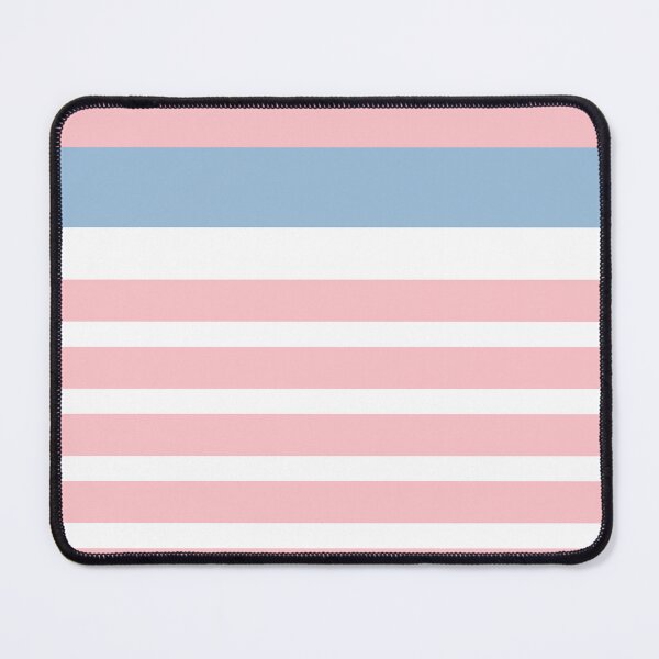 Item preview, Pastel Pink Mixed Stripe Pattern with Light Blue and White designed and sold by kierkegaard.