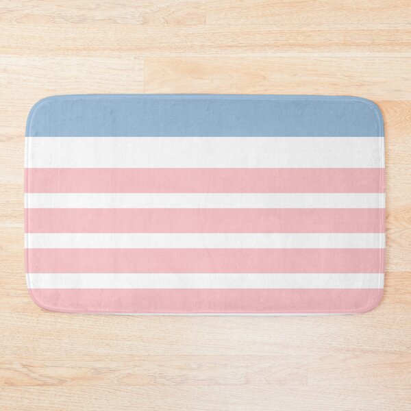 Item preview, Pastel Pink Mixed Stripe Pattern with Light Blue and White designed and sold by kierkegaard.