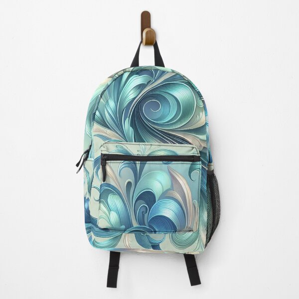 Item preview, Pearlized Blue Pattern - Elegant Art Print designed and sold by lloreleya.