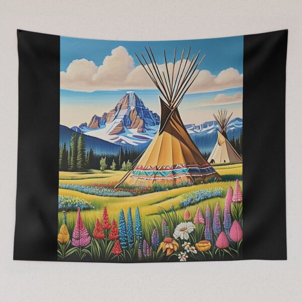 Item preview, Spring Tipi Encampment  designed and sold by JMWCD.