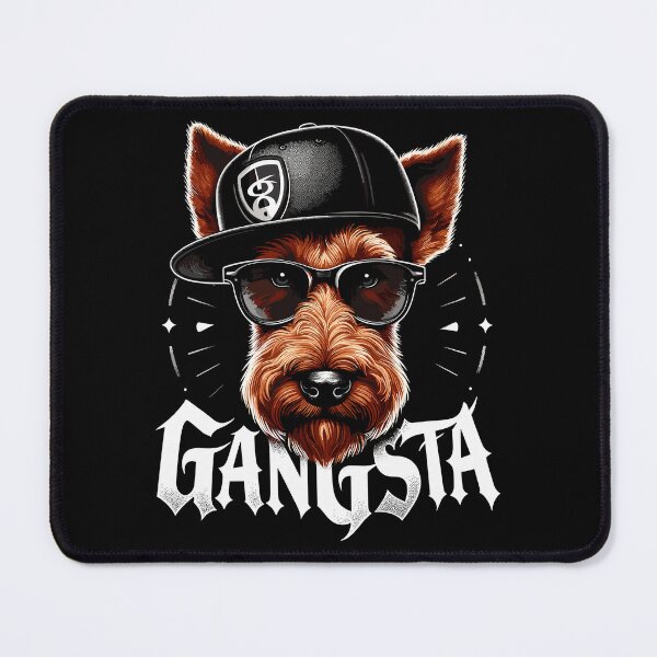 Item preview, Irish Terrier Gangsta Gangster Dog Gift designed and sold by Pineapple-Tree.