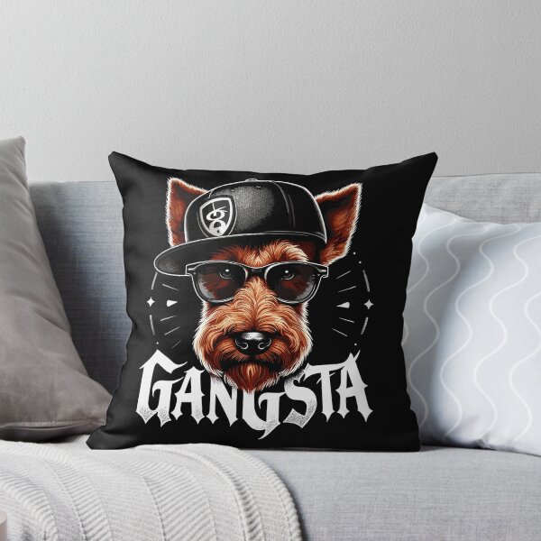 Item preview, Irish Terrier Gangsta Gangster Dog Gift designed and sold by Pineapple-Tree.