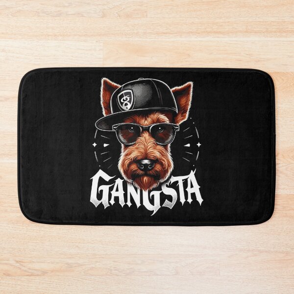 Item preview, Irish Terrier Gangsta Gangster Dog Gift designed and sold by Pineapple-Tree.