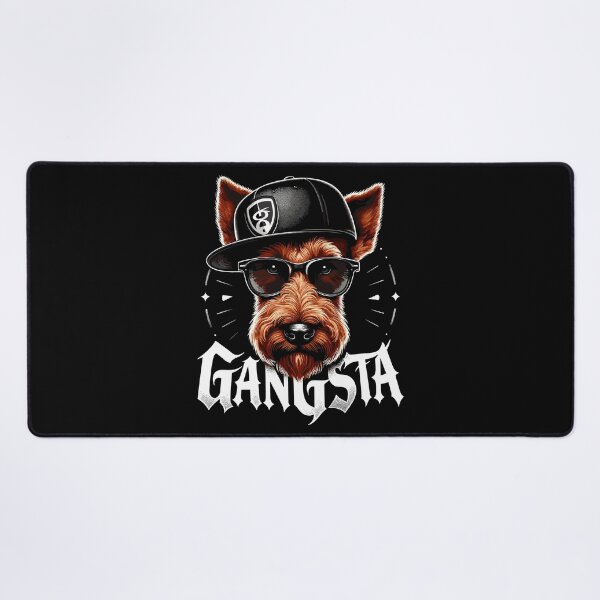 Item preview, Irish Terrier Gangsta Gangster Dog Gift designed and sold by Pineapple-Tree.