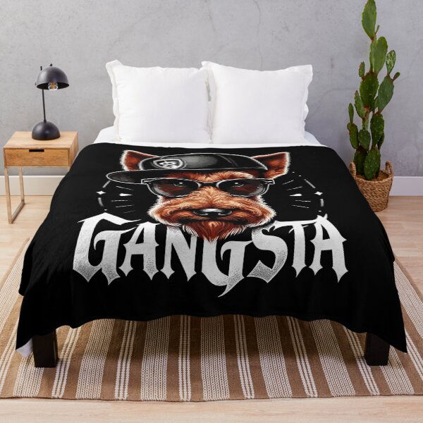 Item preview, Irish Terrier Gangsta Gangster Dog Gift designed and sold by Pineapple-Tree.