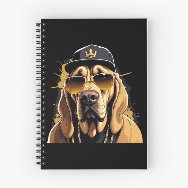 Item preview, Bloodhound Gangsta Gangster Dog Gift designed and sold by Pineapple-Tree.