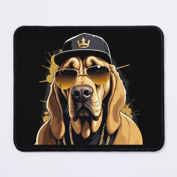 Item preview, Bloodhound Gangsta Gangster Dog Gift designed and sold by Pineapple-Tree.