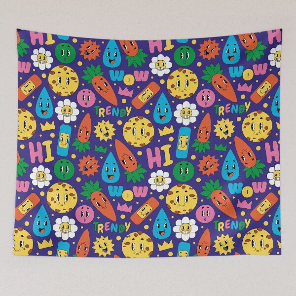 Item preview, divertido patrón cómico verano wow designed and sold by Mauswohn.