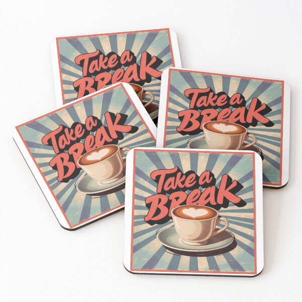 Item preview, Take a Break with Cup designed and sold by RWCarpenter.