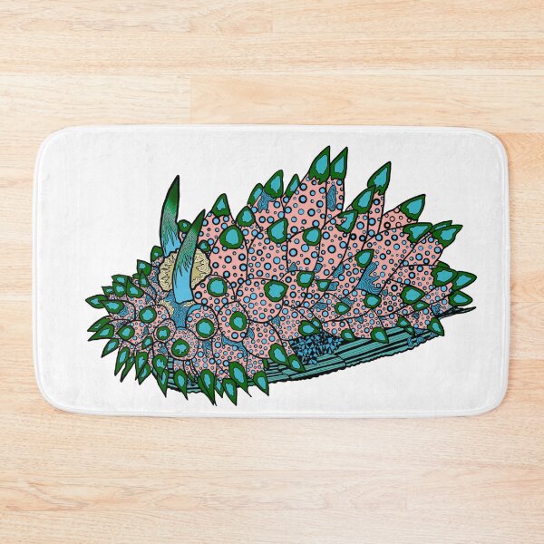 Item preview, Polka Dot Teal and Peach Nudibranch designed and sold by ArtbyDLP.