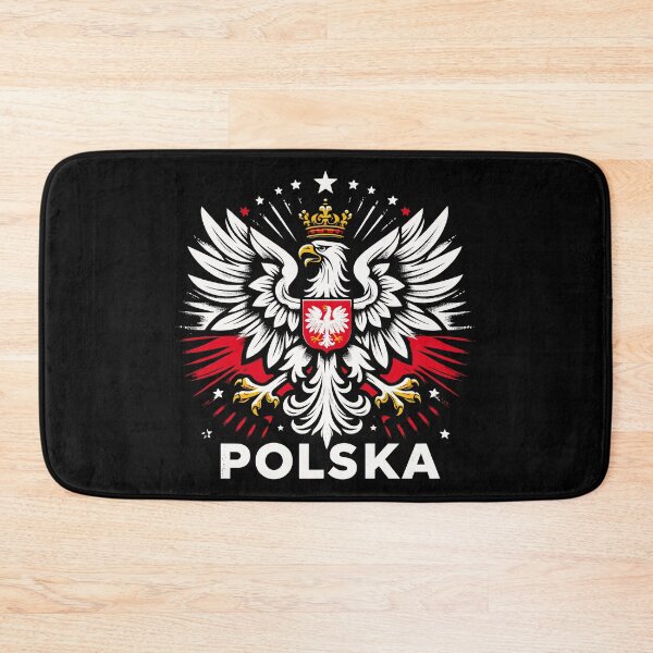 Item preview, Poland Polska Polish coat of arms eagle flag gift designed and sold by Pineapple-Tree.